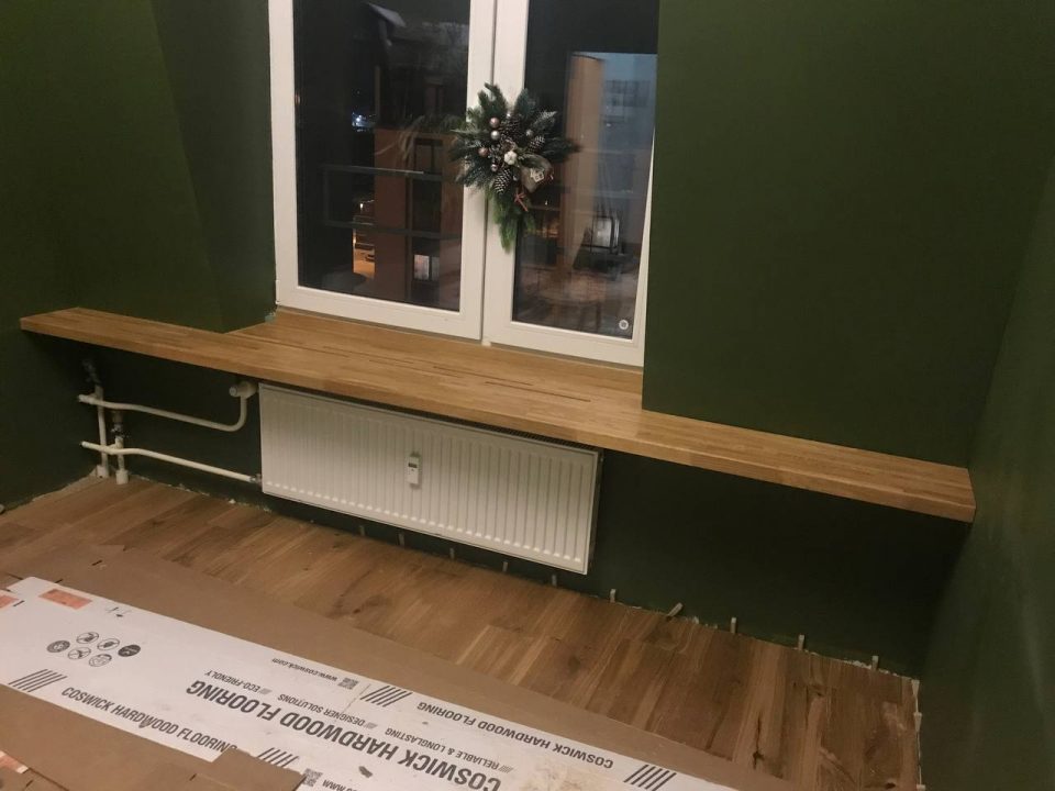 Подоконник столешница из бурого дуба (2)