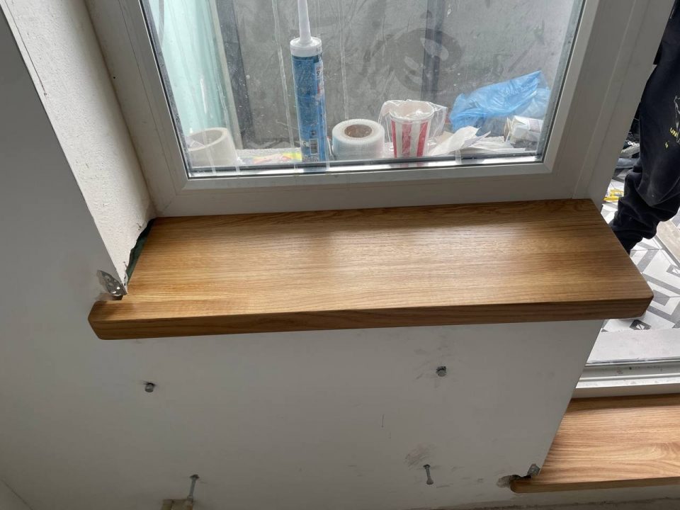 Подоконники из дуба под прозрачным маслом (3)