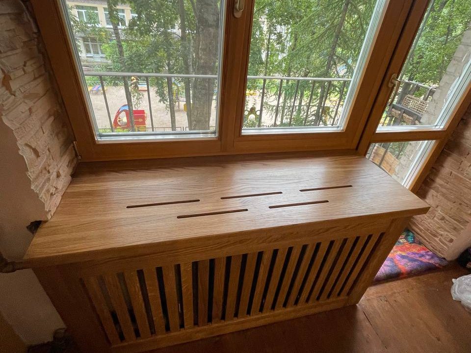 Экраны и подоконники из дуба