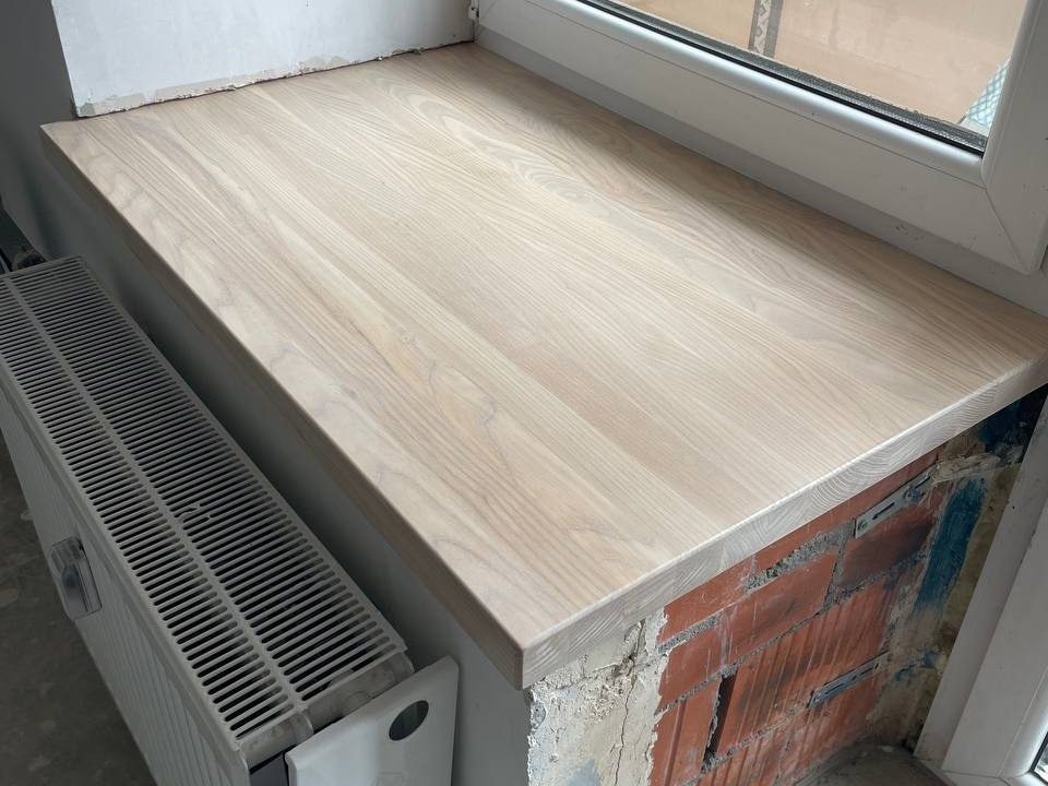 Подоконник из беленого ясеня (2)