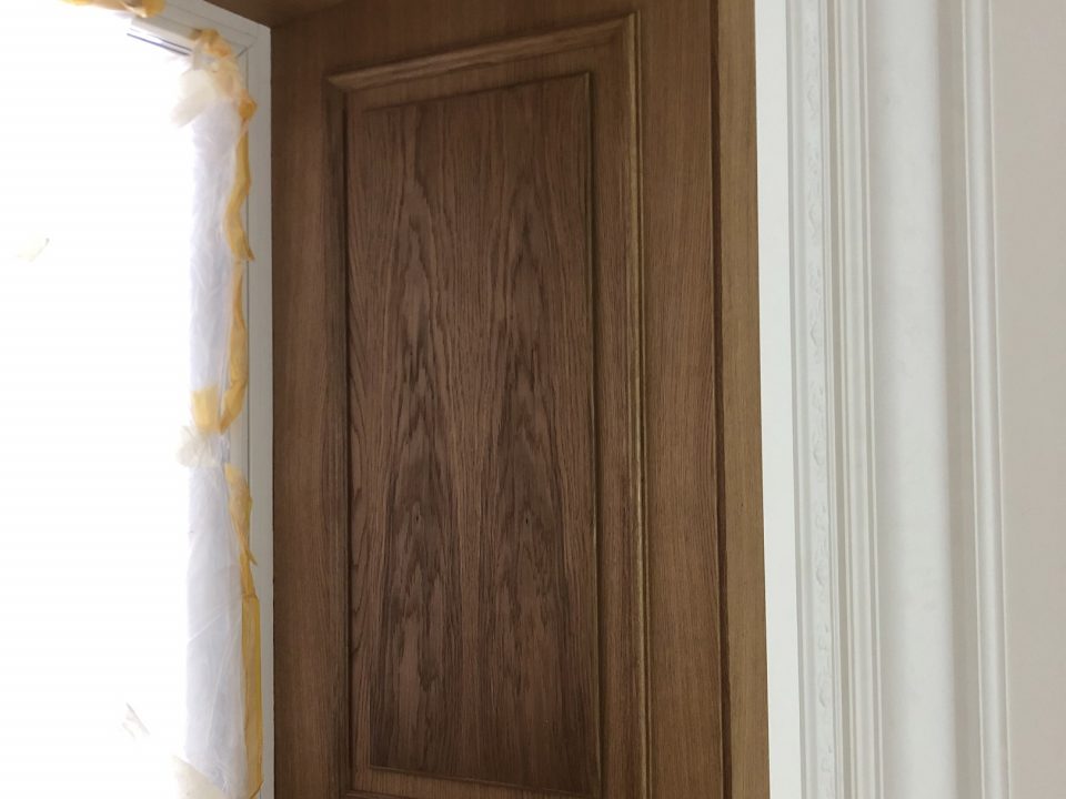 Откосы с подоконником из палубы дуба (5)