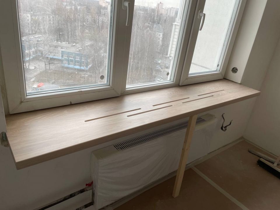 Подоконник из цельноламельного дуба (4)