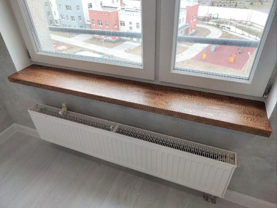 Подоконник из сращено ламельного дуба (2)