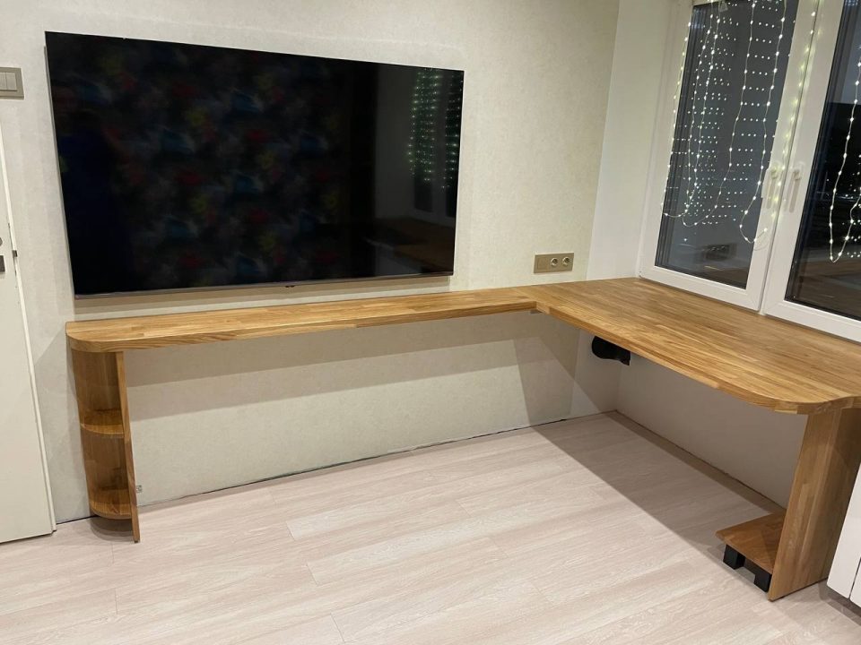 Стол из сращено ламельного дуба (8)