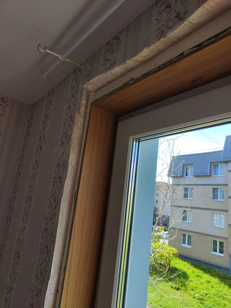 Откосы из шпонированного дубом МДФ (6)