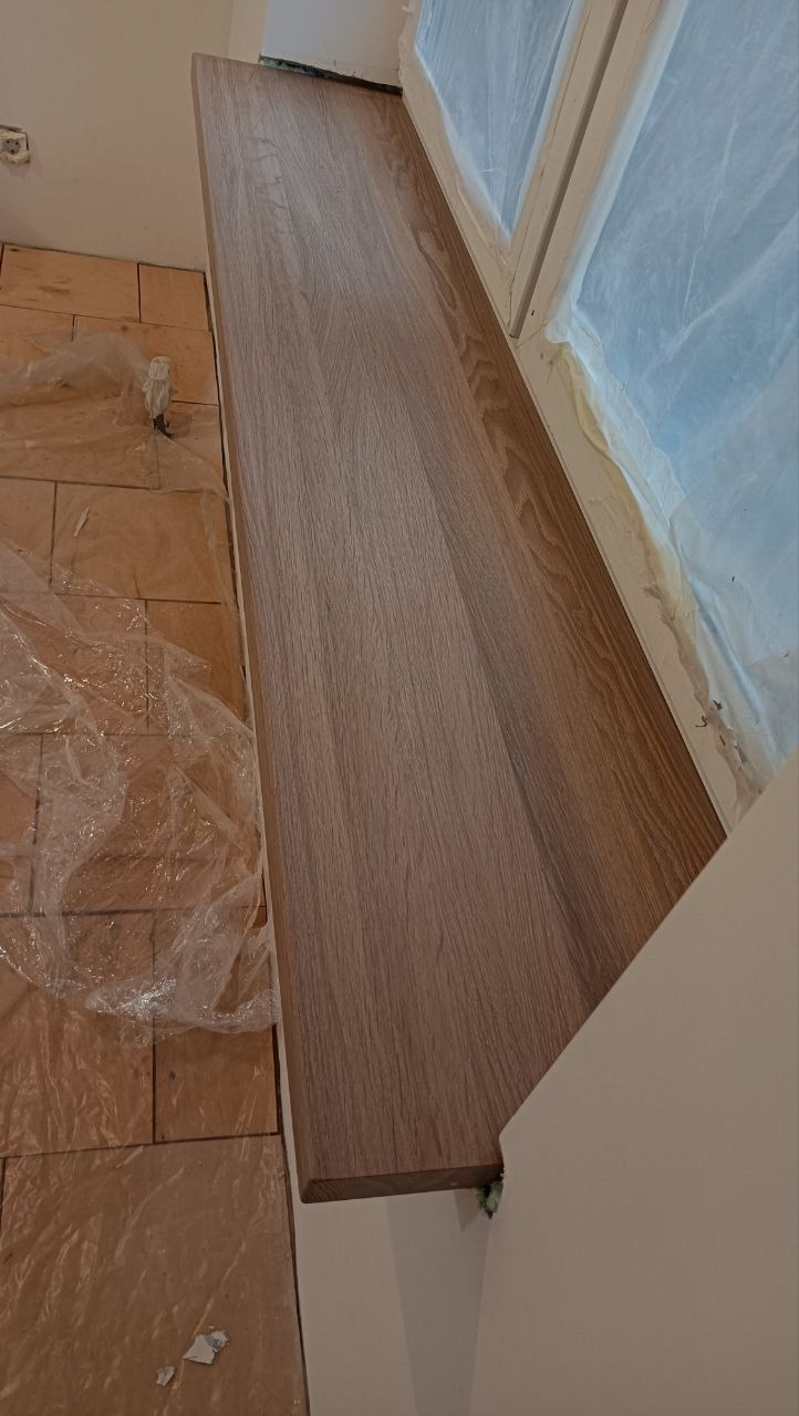 Подоконники из цельно ламельного дуба (1)