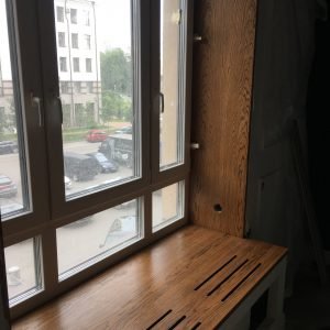 Откосы и подоконники из палубы дуба (2)