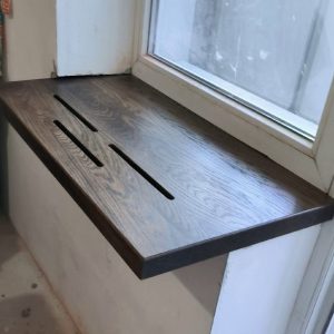 Подоконник из цельно ламельного дуба (1)