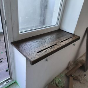 Подоконник из шпонированного дубом МДФ (1)