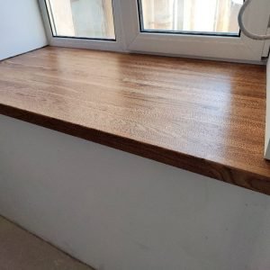 Подоконник из сращено ламельного бурого дуба (4)