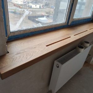 Подоконники из цельно ламельного дуба (1)