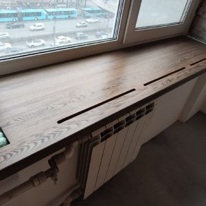 Подоконники из цельно ламельного ясеня экстра (1)