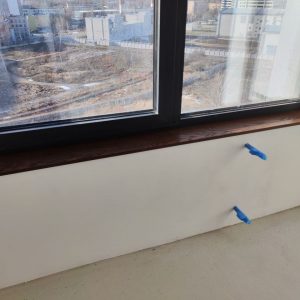 Подоконники из шпонированного дубом МДФ (1)