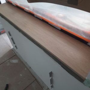 Подоконники из шпонированного дубом МДФ (1)