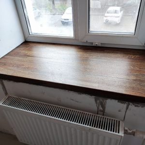 Подоконники из сращено ламельного бурого дуба (1)