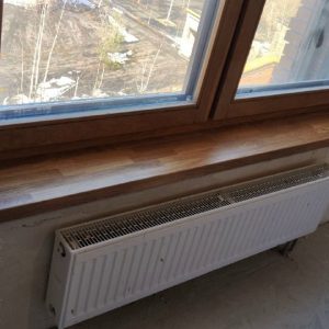 Подоконники из сращено ламельного дуба экстра