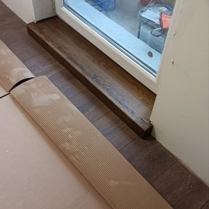 Порожки для балкона из сращено ламельного дуба экстра (1)